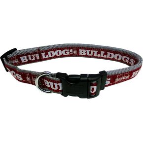Pets First Collegiate Pet Accessories, Dog Collar, Mississippi State Bulldogs, Small