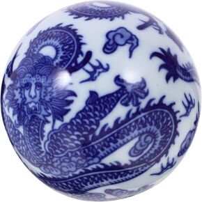 Blue and White Porcelain Ceramic Floating Balls New Chinese Style vase Decorative Ceramic Ball Ceramic Ball Decor Decorate Portable Filler Ceramic Ball Decoration