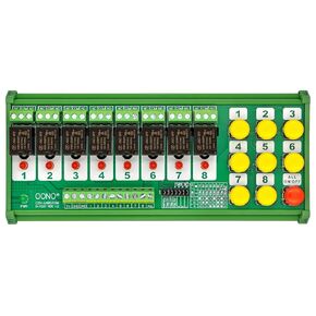 DIN Rail Mounting 8-Channel Multifunctional Bistable Relay Module