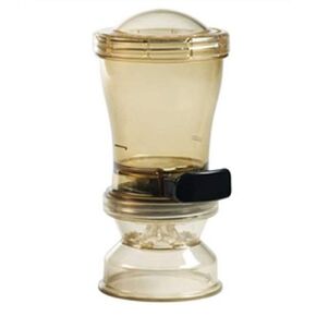 Server Products INS-87100 InSeason Salt and Seasoning Dispenser, Spread Pattern, 10 oz. Capacity, Clear/Black