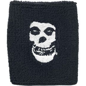 Cool-Patches Misfits Crimson Ghost Skull Band Logo Wristband Sweatband Horror Punk Music