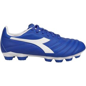 Diadora Kids Boys Brasil Elite 2 Lt LPU Soccer Cleats Cleated, Firm Ground - Blue