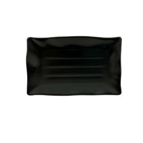 FSE 24120BK Plate, 11-1/4" x 7-1/4", rectangular, wave-Edge, Pack of 12