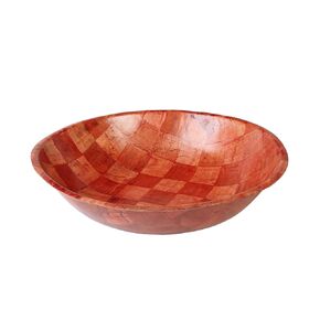 FSE WDTSB018 Salad Bowl, 18" dia. x 4"H, woven wood, Pack of 12