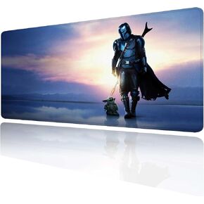XXL Large Gaming Mouse Pad The Chosen One Custom Desk Pad,Mousepad with Anti-Slip Rubber Base,Stitched Frame Mouse Mat,Portable Desk Mat for Computer Keyboard Mice Laptop & PC,31.5X15.7 Inch
