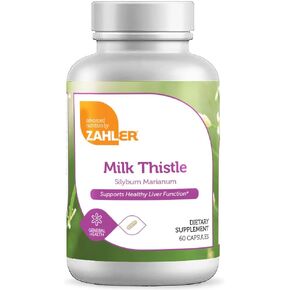 Zahler Milk Thistle Helps Support Healthy Liver Function