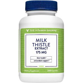 The Vitamin Shoppe Milk Thistle Extract 175 MG (300 Capsules)