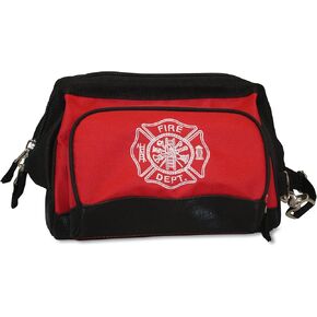 Lightning X Fireman's All-Purpose Wide Mouth Toiletry/Personal Tool Bag for Shift Firefighter w/Maltese Cross