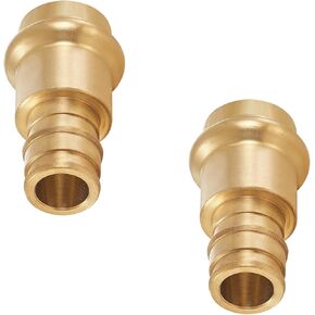 1Inch PEX A Expansion Press Fittings,1" Press X 1" PEX-A Expansion Coupling Adapter for Copper and Pex Pipe Connection(5Pack,LF Brass)
