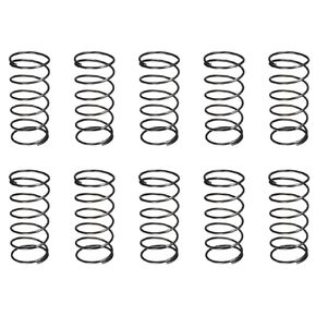 1.2x20x45mm(DxODxL) Compression Spring - 10Pack - Good for Machinery - Spring Steel Extension Spring - Black