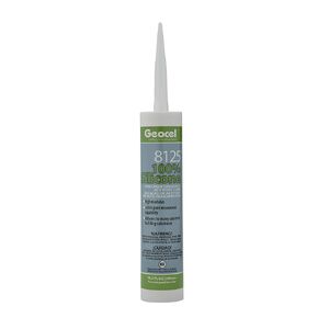 Geocel GC68113 8125 100% Silicone High Performance Acetoxy Cure Sealant, Black, 10.3 oz.