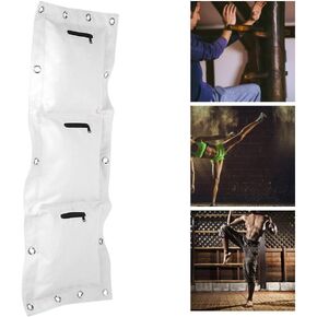Wing Chun Wall Target, Punch Empty Sand Bag Target with Zipper, Wall Mounted Striking Sand Bag for Boxing Muay Thai Sanda (Sanlian)