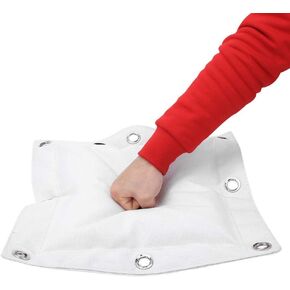 Sand Bag, Wing Chun Wall Punch Empty Sand Bag Target with Zipper for Boxing Muay Thai Sanda(L)
