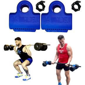 Dumbbell Barbell Converter - 1" Standard Bars, Up to 100lb Capacity - Dumbbell Converter Home Gym Equipment, Versatile Weight Lifting Set, Suitable for Men and Women