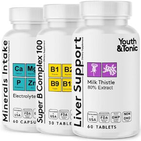 Liver Support & Pleasant Morning Pills | After Party Supplement Kit with Milk Thistle + Electrolytes & B Complex Vitamins Recovery | Rapid Hydration Mental Focus More Energy for a Better You