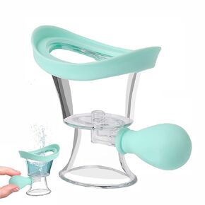 Eye Wash Cup,Silicon Eye Wash Kit for Cleaning Portable Eye Wash Station Manual Air Pressure Eye Cleaning Cup Tool Eye Wash Bath Kit Portable Eye Care Device Effective Clean Eye Dust,Makeup Irritants