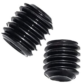 M3-0.5 x 10MM Socket Hex Grub Screw Set Assortment Kit with Internal Hex Drive and Cup Point Set 12.9 Class Black Carbon Steel（200Pcs）
