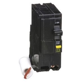 Square D Plug In Circuit Breaker, QO, Number of Poles 2, 15 Amps, 120/240VAC - QO215GFI