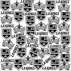 NHL Logo LA Kings 50ct Vinyl Large Deluxe Stickers Variety Pack - Laptop, Water Bottle, Scrapbooking, Tablet, Skateboard, Indoor/Outdoor