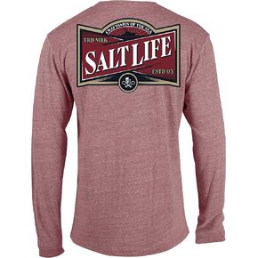 Salt Life Women's Crafty Seas Long Sleeve Classic Fit Shirt