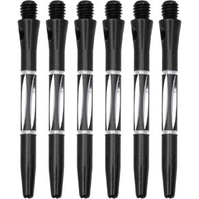 Baluue 6pcs Dart Shafts Aluminium Alloy Thread Dart Stems Dart Accessories Throwing Fitting for Steel Tip Soft Tip Purple