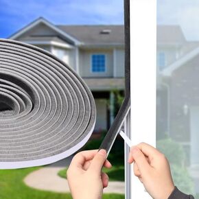 Brush Weather Stripping,Card-Slot Seal Strip Pile Weatherstrip Door Sweep Brush for Door Window,0.9Inch 66Ft Total