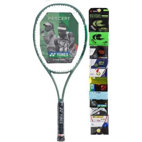 Yonex Percept 100 Tennis Racquet, (Choice of String & Tension), Olive Green