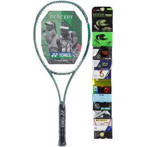 Yonex Percept 100D Tennis Racquet (Choice of String & Tension), Olive Green