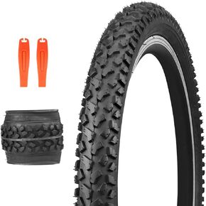 ZUKKA Bike Tire 20/24 Inch Mountain Bike Tire 20/24x 2.125 Folding Bicycle Tires for Kids Bike Mountain Bike BMX Bike