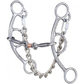 Tough 1 SI 3 Piece Short Shank Gag Snaffle Bit