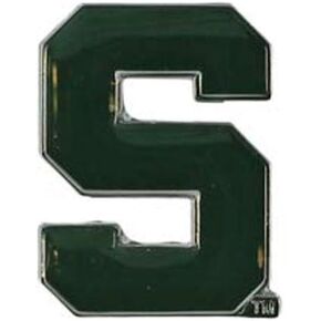 Aminco NCAA Michigan State Spartans Team Logo Pin, team color