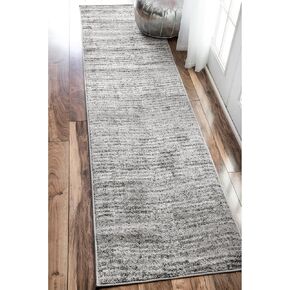 nuLOOM Sherill Abstract Transitional Runner Rug, 2' 5" x 9' 5", Grey