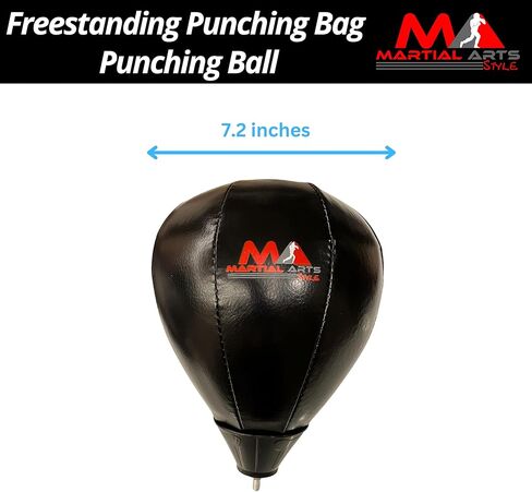 Boxing Bag with Stand, Standing Punching Bag, Adjustable Height Freestanding Speed Ball for MMA, Kickboxing, Muay Thai & Martial Arts for Training Reflexes, Timing and Fitness from Home/Gym in Kuwait