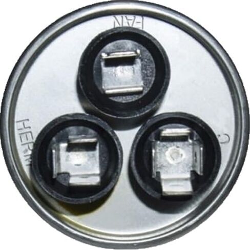 ClimaTek Round Capacitor - fits Carrier # HC98JA081D | 80/5 uf MFD 370/440 Volt VAC in Kuwait