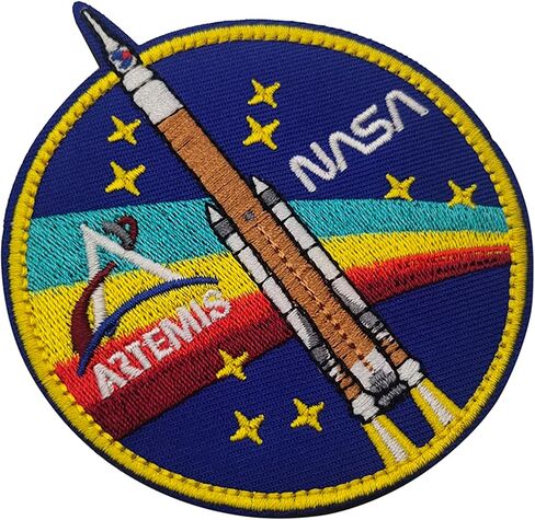 Forward to The Moon 2024 Embroidered Applique Patches Funny Embroidered Appliqué Patches Tactical Military Morale Combat Armband Badges in Saudi Arabia