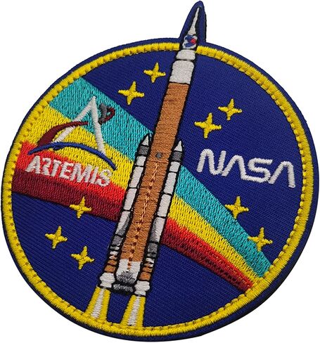 Forward to The Moon 2024 Embroidered Applique Patches Funny Embroidered Appliqué Patches Tactical Military Morale Combat Armband Badges in Saudi Arabia