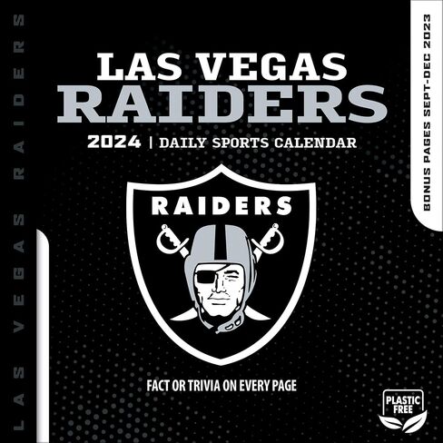 Turner Licensing Las Vegas Raiders 2024 Box Calendar in Saudi Arabia