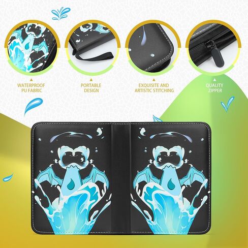 Card Binder For Pokemon Cards 4-Pocket Sleeves with 440 Cards Holder,Game Collection Binder Card Holder(Yellow) in Saudi Arabia