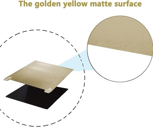 Comgrow PEI Sheet Magnetic Flexible Heated Bed, PEI Spring Steel 235x235mm for Creality Ender 3/Ender 3 Pro/Ender 3 V2/Ender 3 V2 Neo/Ender 3 Neo/Ender 3 S1/Ender 3 S1 Pro/3 Pro X/5/5 Pro 3D Printer in Kuwait
