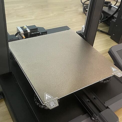 Comgrow PEI Sheet Magnetic Flexible Heated Bed, PEI Spring Steel 235x235mm for Creality Ender 3/Ender 3 Pro/Ender 3 V2/Ender 3 V2 Neo/Ender 3 Neo/Ender 3 S1/Ender 3 S1 Pro/3 Pro X/5/5 Pro 3D Printer in Kuwait