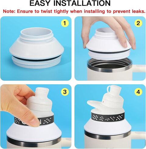 Tumbler Adapter Compatible with Stanley Cup to Cirkul, Adapter for Stanley Cup 40oz to Cirkul, BPA Free, Food Grade Silicone in Saudi Arabia