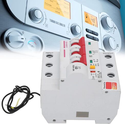 قاطع دائرة AC220V ذكي WIFI قاطع دائرة مصغر PA66-DSM غلاف مثبطات اللهب يدعم Wifi تطبيق الهاتف المحمول جهاز التحكم عن بعد (3P 16A) in Saudi Arabia