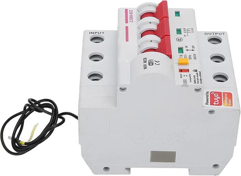 قاطع دائرة AC220V ذكي WIFI قاطع دائرة مصغر PA66-DSM غلاف مثبطات اللهب يدعم Wifi تطبيق الهاتف المحمول جهاز التحكم عن بعد (3P 16A) in Saudi Arabia