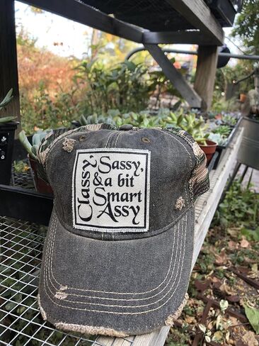 Distressed Baseball Caps Funny Trucker Hats with Sayings, Unisex (Livin' The Dream (Black)) in Saudi Arabia