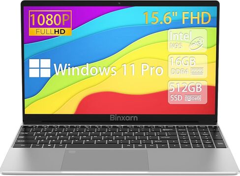 كمبيوتر محمول مقاس 15.6 بوصة، وذاكرة الوصول العشوائي DDR4 بسعة 16 جيجابايت ومحرك أقراص SSD بسعة 512 جيجابايت، ومعالج Intel N95 رباعي النواة (حتى 3.4 جيجاهرتز)، وشاشة IPS بدقة 1920x1080 FHD، وأجهزة الكمبيوتر المحمولة التي تعمل بنظام Windows 11، وواي فاي 2. in Kuwait