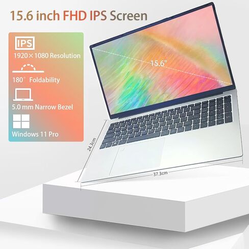 كمبيوتر محمول مقاس 15.6 بوصة، وذاكرة الوصول العشوائي DDR4 بسعة 16 جيجابايت ومحرك أقراص SSD بسعة 512 جيجابايت، ومعالج Intel N95 رباعي النواة (حتى 3.4 جيجاهرتز)، وشاشة IPS بدقة 1920x1080 FHD، وأجهزة الكمبيوتر المحمولة التي تعمل بنظام Windows 11، وواي فاي 2. in Kuwait