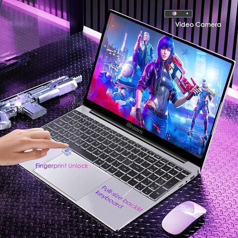 كمبيوتر محمول مقاس 15.6 بوصة، وذاكرة الوصول العشوائي DDR4 بسعة 16 جيجابايت ومحرك أقراص SSD بسعة 512 جيجابايت، ومعالج Intel N95 رباعي النواة (حتى 3.4 جيجاهرتز)، وشاشة IPS بدقة 1920x1080 FHD، وأجهزة الكمبيوتر المحمولة التي تعمل بنظام Windows 11، وواي فاي 2. in Kuwait