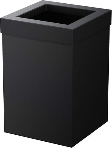 Gatco 1915, Modern Square Stainless Steel Waste Basket, Matte Black, 3.2 gallons , 11.88"H in Saudi Arabia