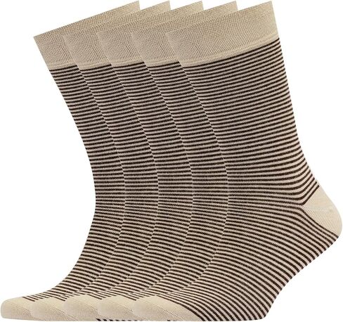 VRD SOCKS Bamboo Men’s Dress Socks, 5 Pairs Argyle Crew Socks, Moisture Wicking, Mens Mid-calf Socks, Mens Socks Size 8-13 in Kuwait