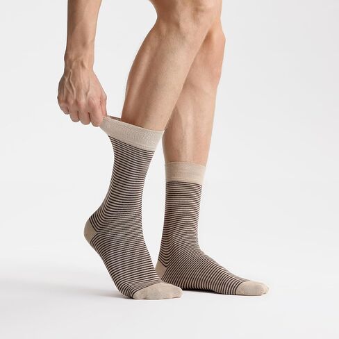 VRD SOCKS Bamboo Men’s Dress Socks, 5 Pairs Argyle Crew Socks, Moisture Wicking, Mens Mid-calf Socks, Mens Socks Size 8-13 in Kuwait